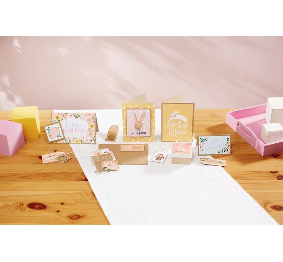 Wooden stamp "Frohe Ostern"