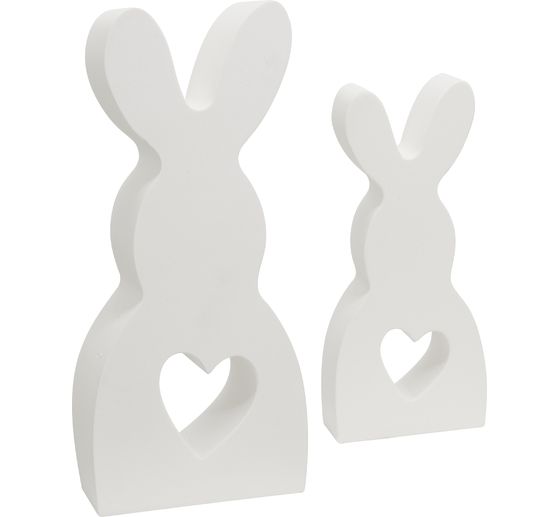Moule en silicone VBS &laquo; Lapin c&oelig;ur &raquo;