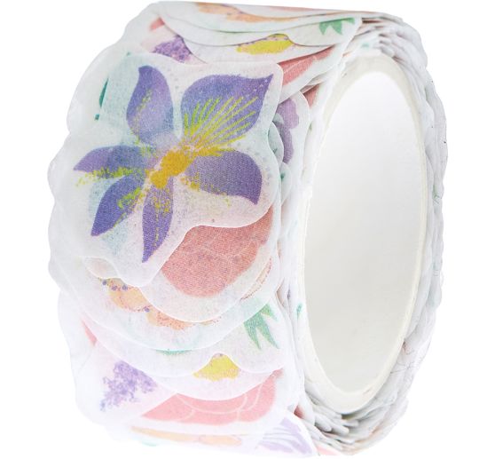 Washi Sticker "Blumen Pastell"