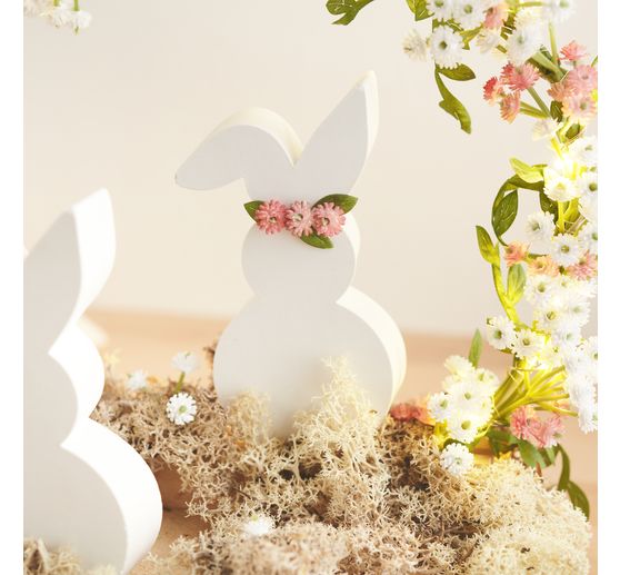 Anneau en m&eacute;tal &laquo; Cercle &raquo;, Blanc