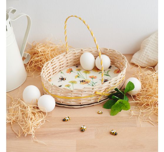 Kit créatif rotin VBS « Panier ovale »