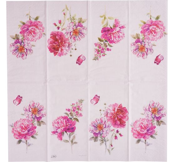 Paper handkerchiefs "Jardin Rose"