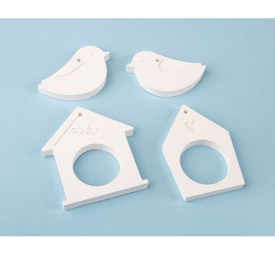 Set de moule en silicone d&eacute;corations &agrave; suspendre &laquo; Spring, 4 motifs &raquo;