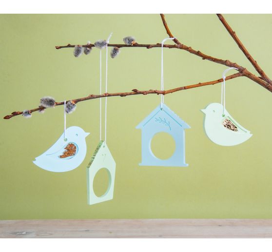 Set de moule en silicone d&eacute;corations &agrave; suspendre &laquo; Spring, 4 motifs &raquo;