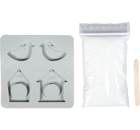 Set de moule en silicone d&eacute;corations &agrave; suspendre &laquo; Spring, 4 motifs &raquo;