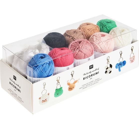 Ricorumi crocheting set keychain "Animals"