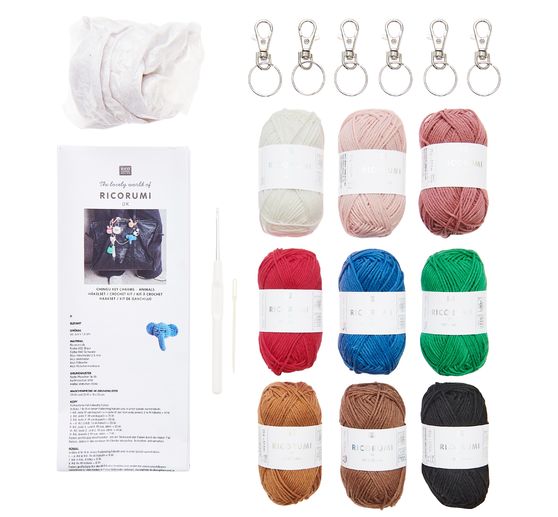 Ricorumi crocheting set keychain "Animals"