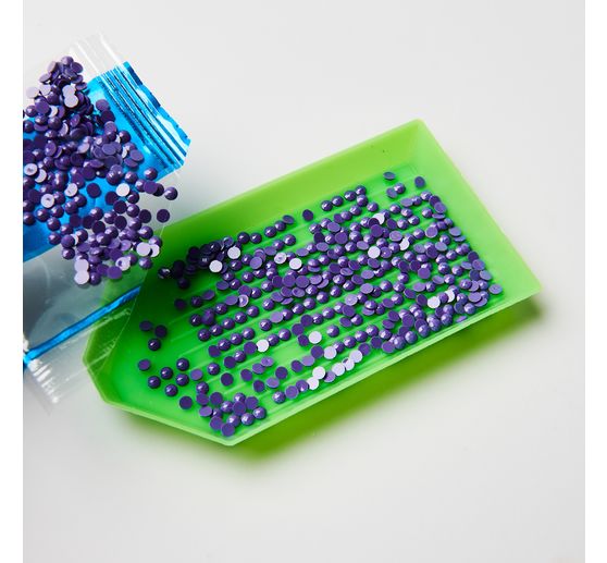 Kit Diamond Painting &laquo; Couronne de fleurs &eacute;tincelante &raquo;