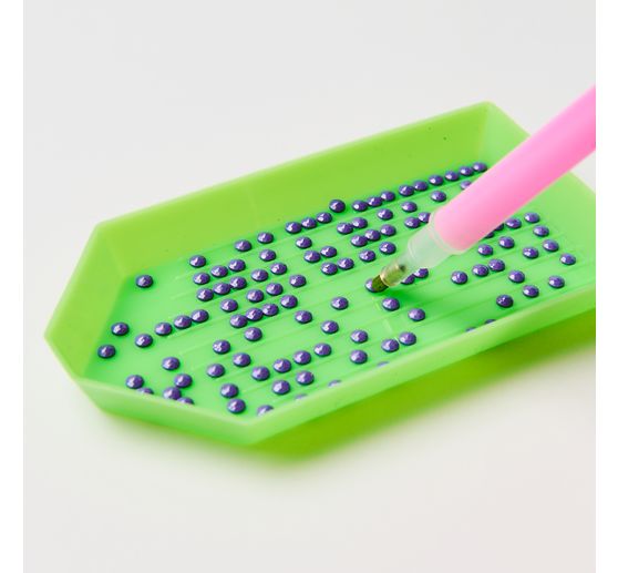 Kit Diamond Painting &laquo; Couronne de fleurs &eacute;tincelante &raquo;