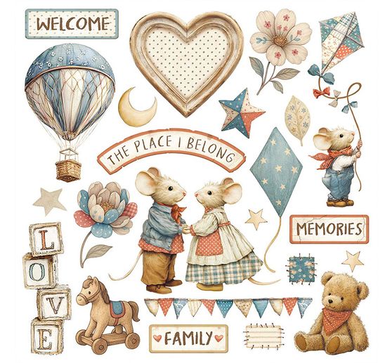 Assortiment de Rub On &laquo; Family &raquo;