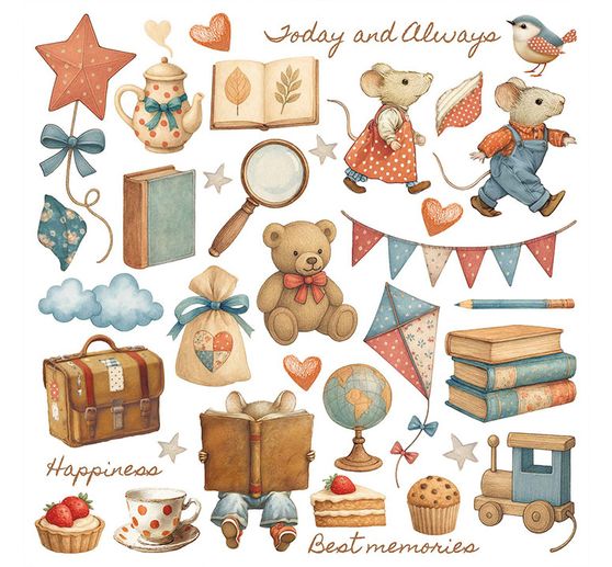 Assortiment de Rub On &laquo; Family &raquo;