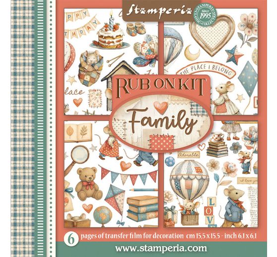 Assortiment de Rub On &laquo; Family &raquo;