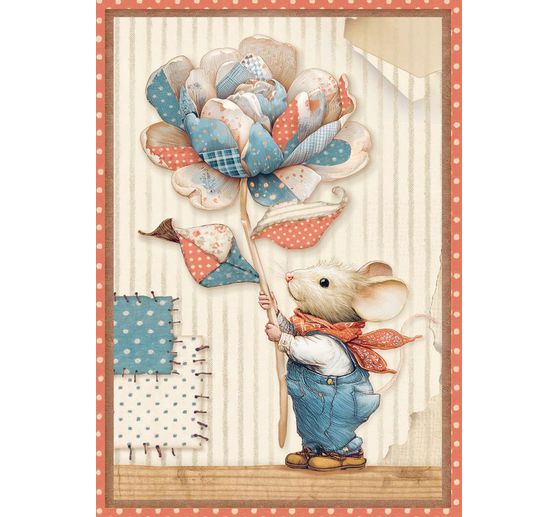 Assortiment de soies de paille &agrave; motifs &laquo; Family &raquo;, set de 8 pi&egrave;ces