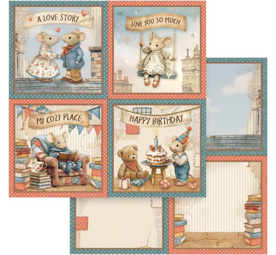 Bloc de papier scrapbooking &laquo; Family &raquo;