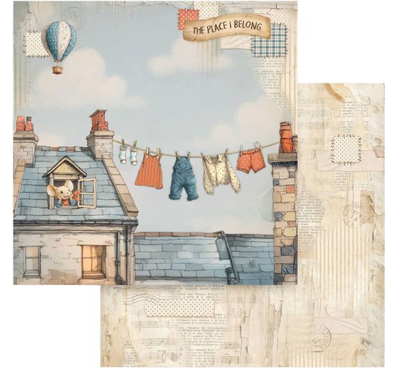 Bloc de papier scrapbooking &laquo; Family &raquo;