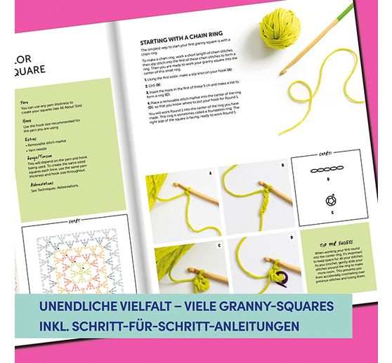 Book "Das gro&szlig;e Granny Square H&auml;kelbuch"
