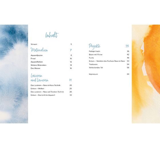 Book "Lavieren und Lasieren in Aquarell"