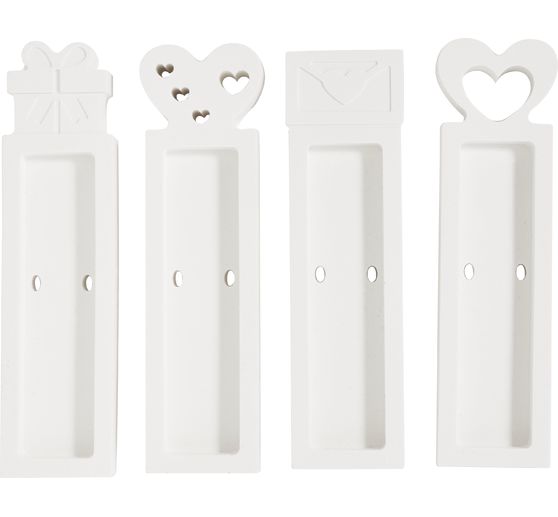 Moule en silicone VBS &laquo; Support &agrave; barre de chocolat Merci &raquo;