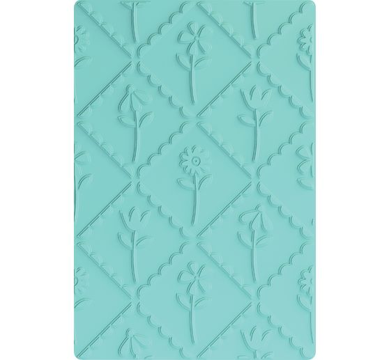 Sizzix Multi-Level Embossing template "Framed Florals"