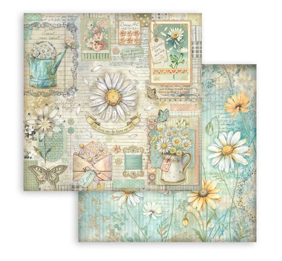 Scrapbook-Block "Daisy Art"