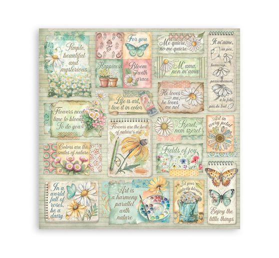 Scrapbook-Block "Daisy Art"