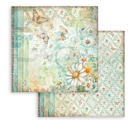 Scrapbook-Block "Daisy Art"