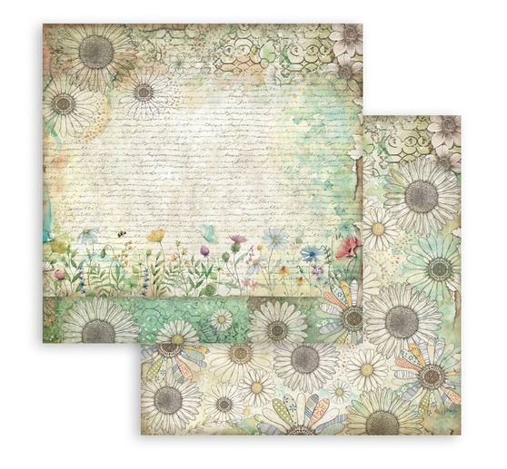 Scrapbook-Block "Daisy Art"
