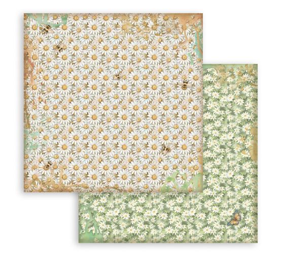 Scrapbook-Block "Daisy Art Backgrounds"