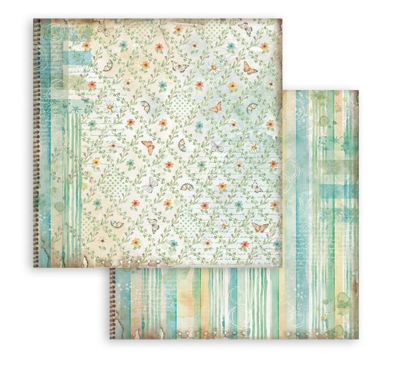 Scrapbook-Block "Daisy Art Backgrounds"