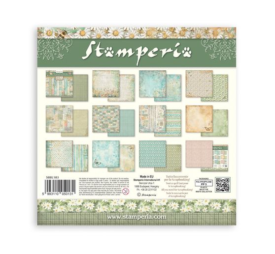 Scrapbook-Block "Daisy Art Backgrounds"