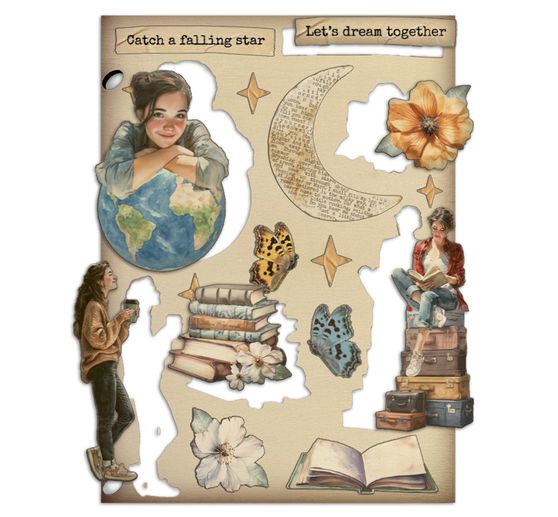 Lasercut-Motive "Secret Diary"