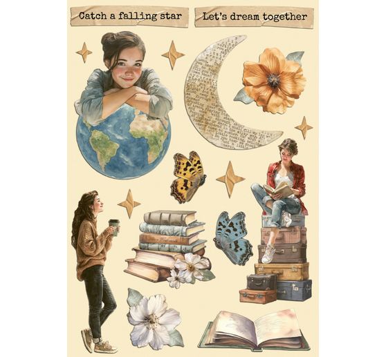 Lasercut-Motive "Secret Diary"