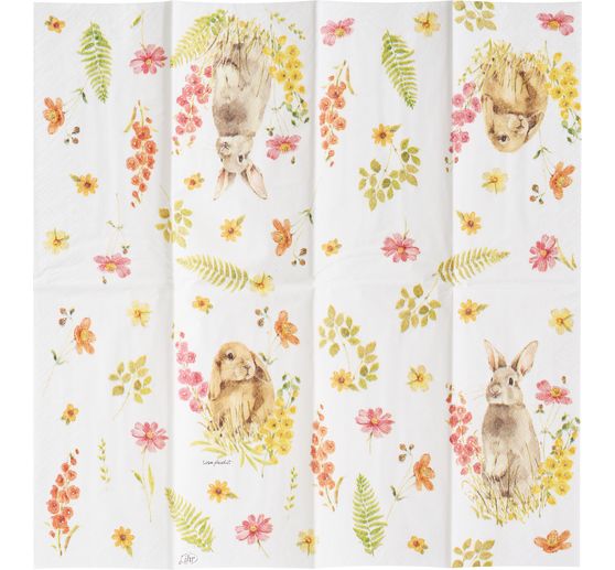 Paper handkerchiefs "Hopping bunny in spring"