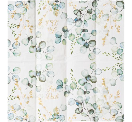 Mouchoirs en papier &laquo; F&uuml;r Dich &raquo;