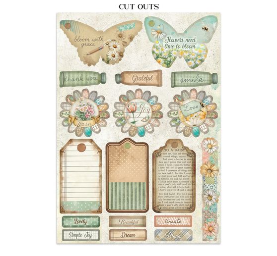 Junk Journal Book "Daisy Art"