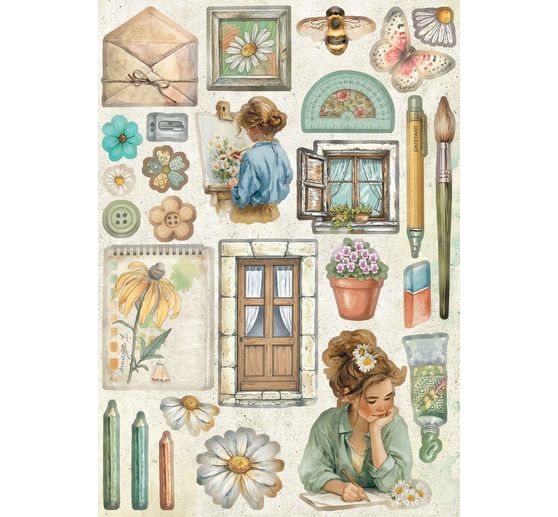 Junk Journal Book "Daisy Art"