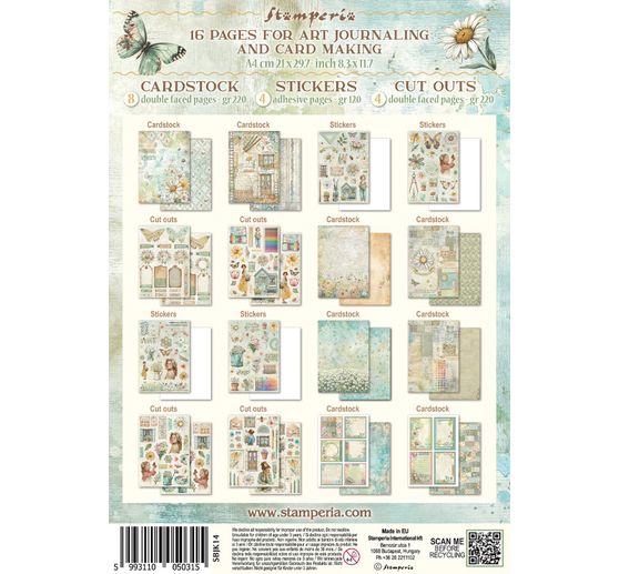 Junk Journal Book "Daisy Art"