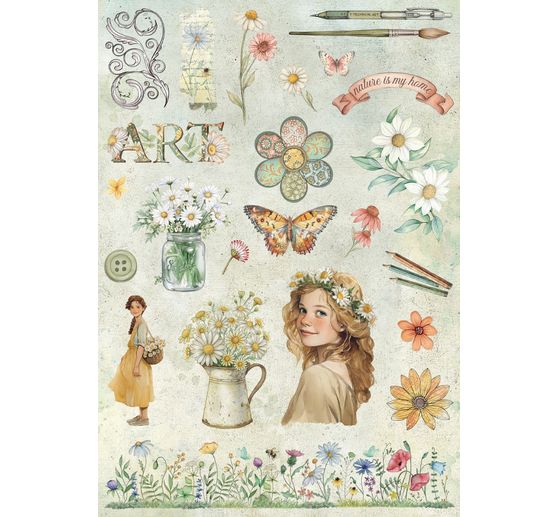 Junk Journal Book "Daisy Art"