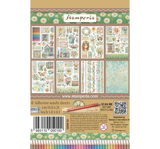 Washi Pad "Daisy Art"