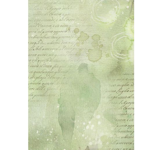 Motiv-Strohseide Backgrounds "Daisy Art", 8er-Set