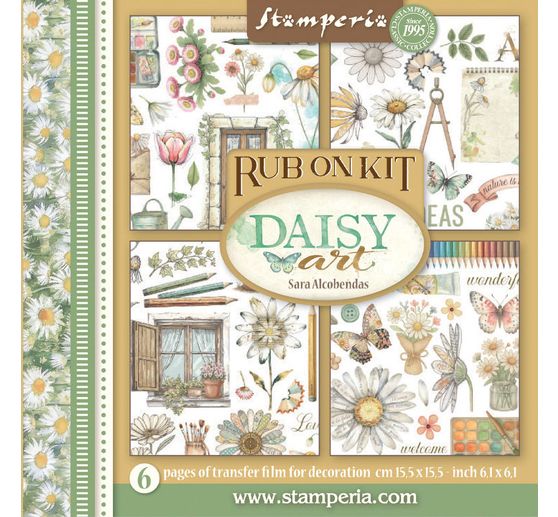 Rub On Sortiment "Daisy Art"