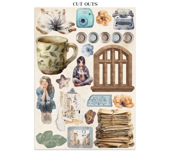 Junk Journal Book "Secret Diary"