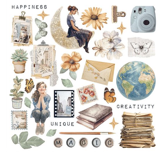 Rub On Sortiment "Secret Diary"