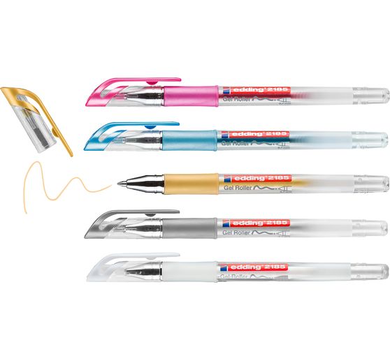 edding Gelroller metallic, 2185, 5er-Set