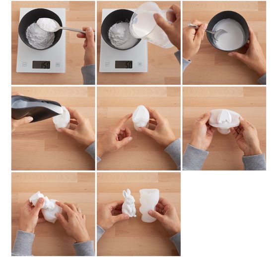 Kit de moulage VBS KeraHobby &laquo; Lapin &raquo;