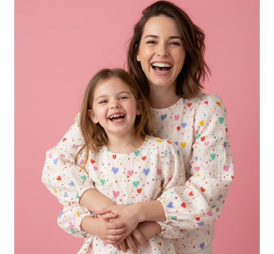 Muslin cotton fabric "Tiamo"