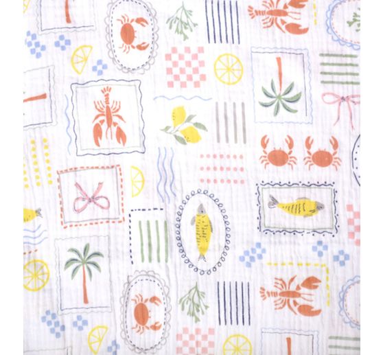 Muslin cotton fabric "Cagliari"