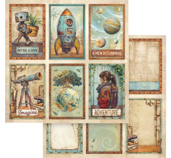 Bloc de papier scrapbooking &laquo; A New Beginning &raquo;