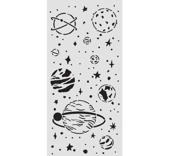 Pochoir &laquo; A New Beginning - Planetary &raquo;