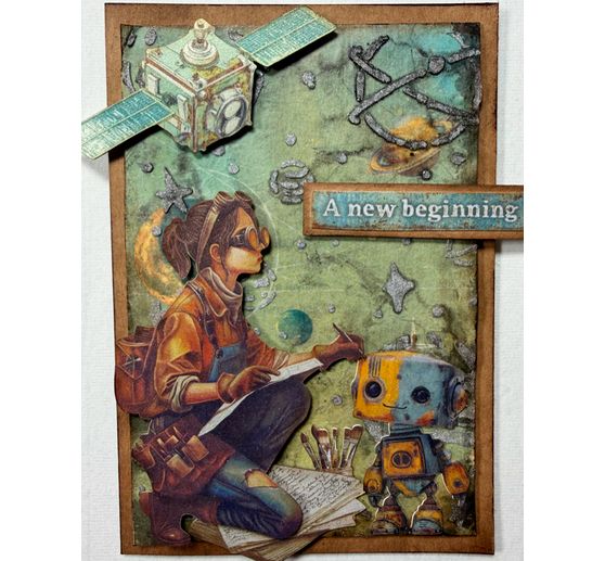 Motifs estamp&eacute;s &laquo; A New Beginning &raquo;